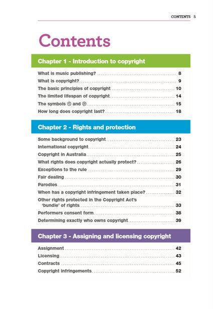 Copyright and Music Publishing