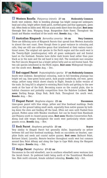 Guide to the Wildlife of Perth and Australia's South West
