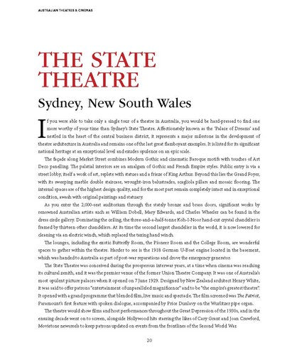 Australian Theatres and Cinemas