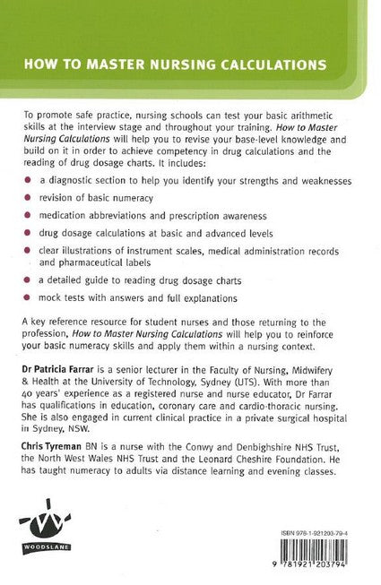 How to Master Nursing Calculations Australian & New Zealand Edition